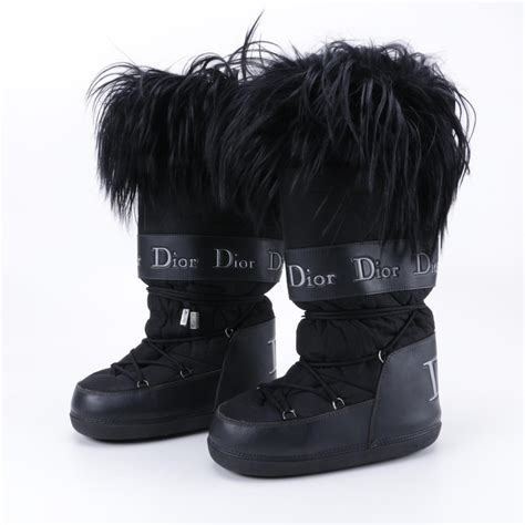 christian dior fur boots|christian dior boots outlet.